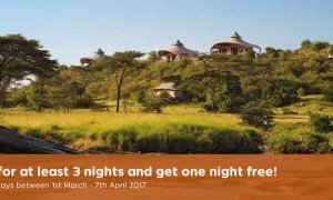 Stay for 4 nights pay for 3 Mahali Mzuri Offer